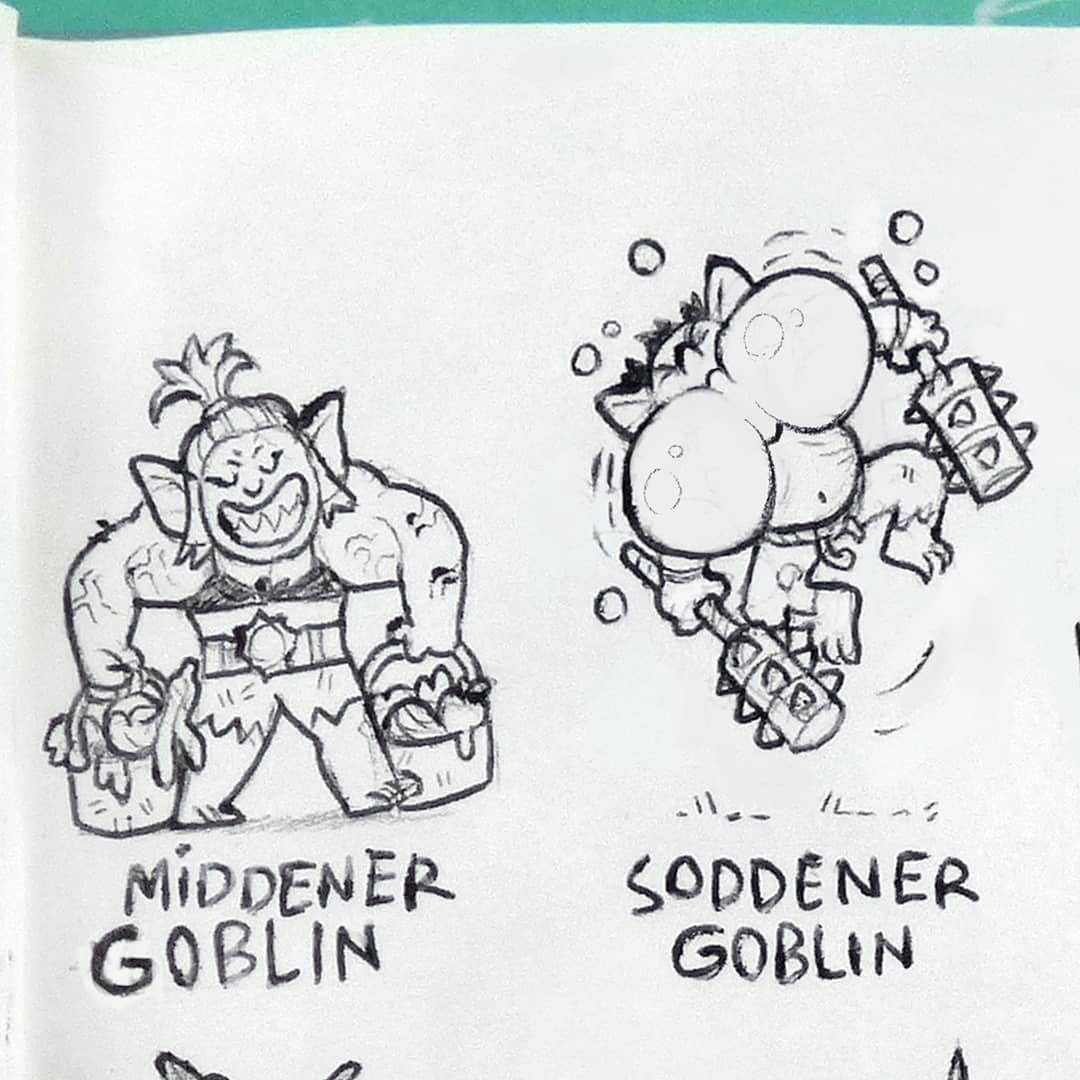 RPG TOONS - Ancestry & Culture sketches #9: #goblinweek A... | Facebook
