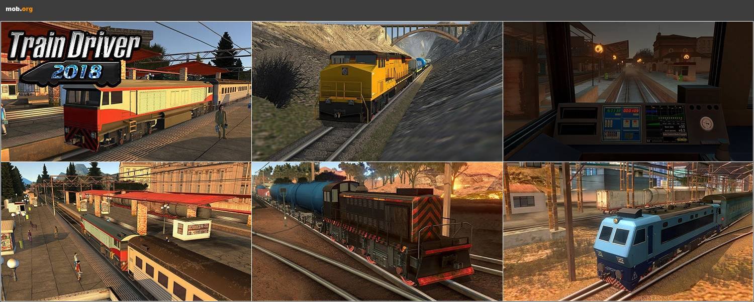 Android Игры - Mob.Org - Машинист 2018 (Train Driver 2018) Скачать.