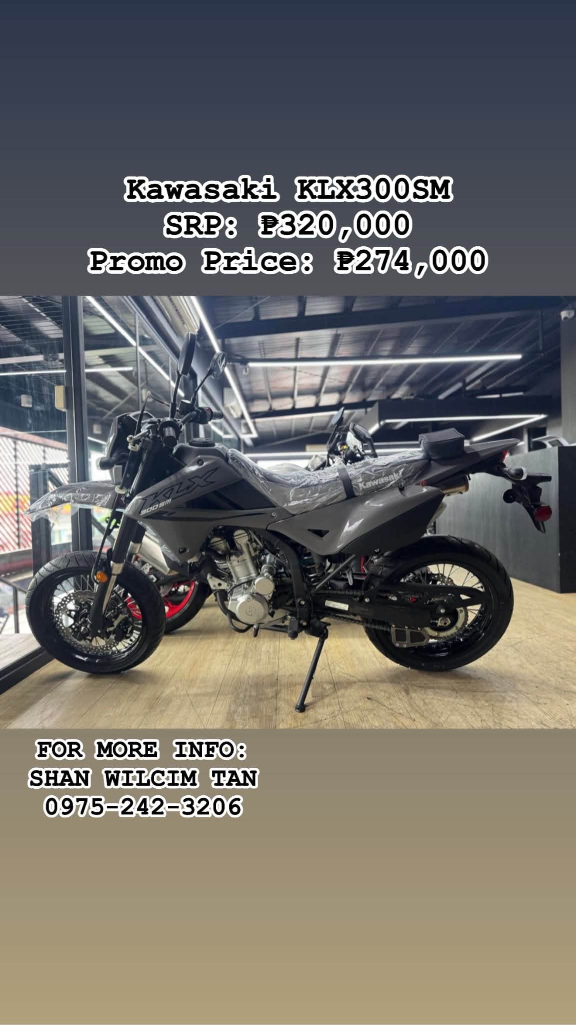 ✳️Kawasaki KLX300 ❇️SRP-315,000 ❇️ PROMO PRICE- 272,500