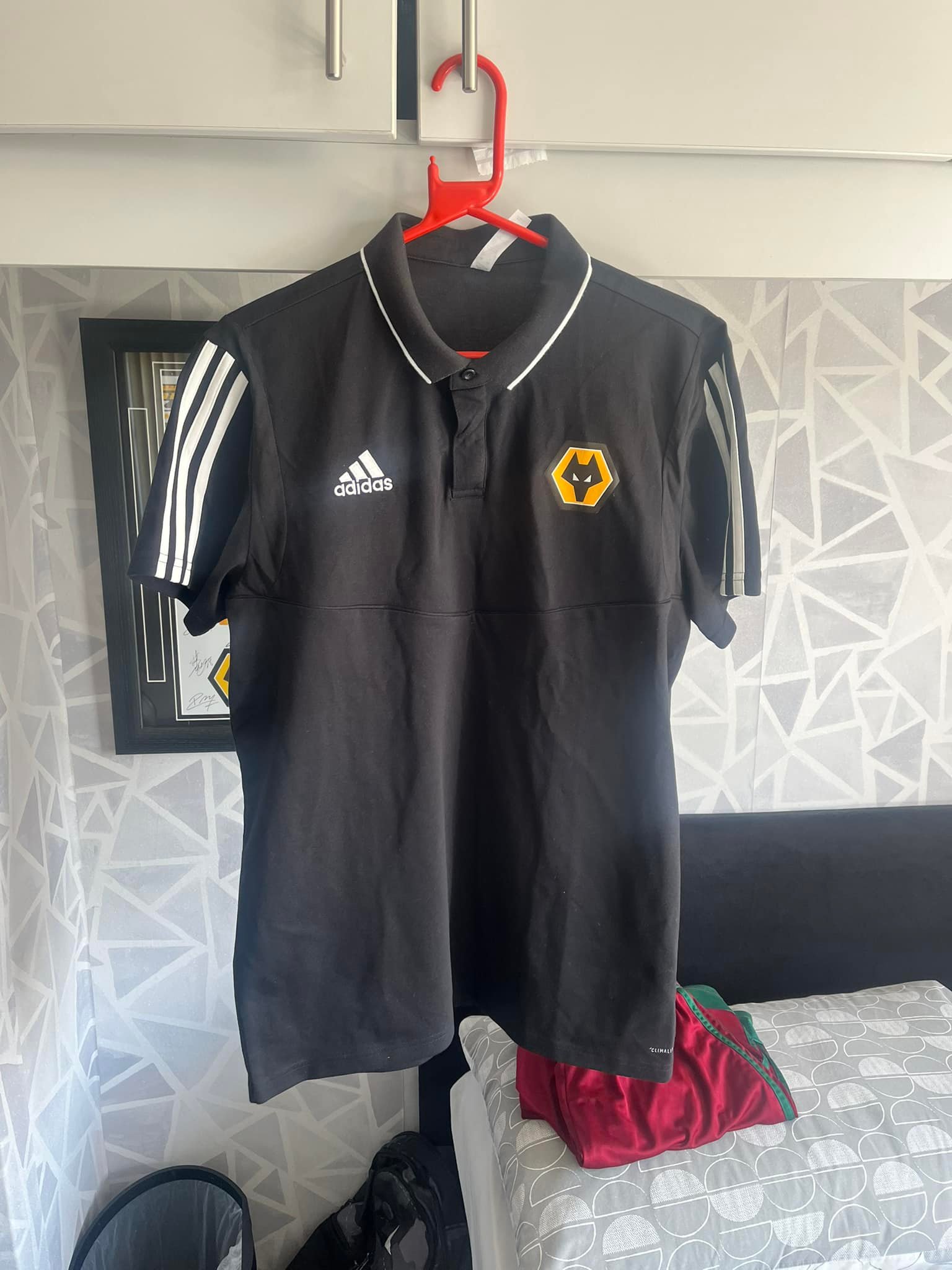 Maillot Wolverhampton Wanderers Wolves 2020/21 Extérieur Taille M - Adidas Neuf Avec étiquette