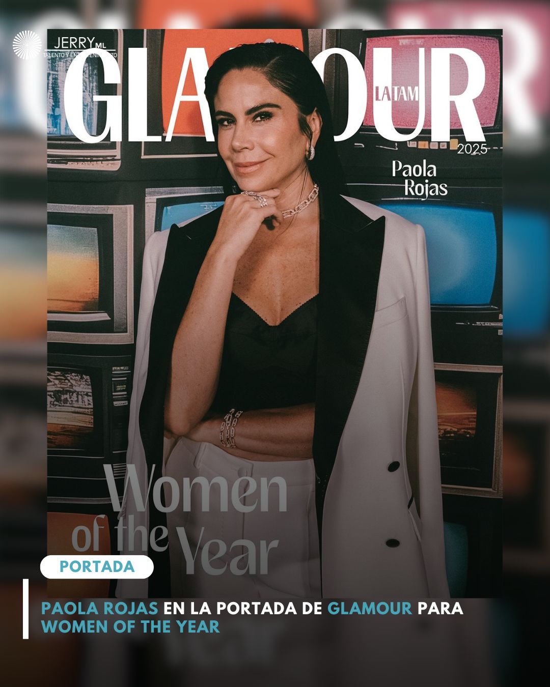 Jerry - Paola Rojas protagoniza la portada de Glamour México en su ...