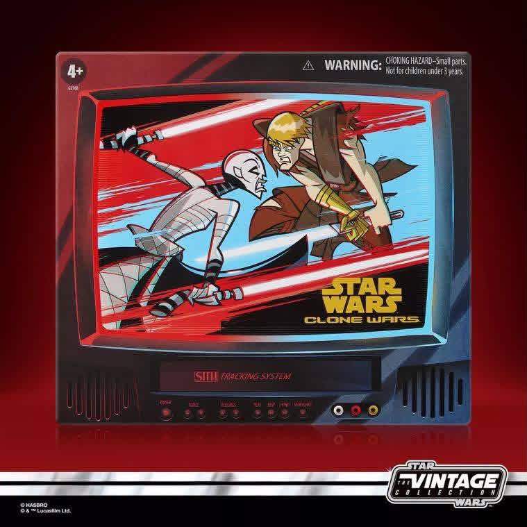 Star Wars Vintage Collection – Figurine Asajj Ventress 9,5 Cm, The Clone Wars, Avec 4 Accessoires
