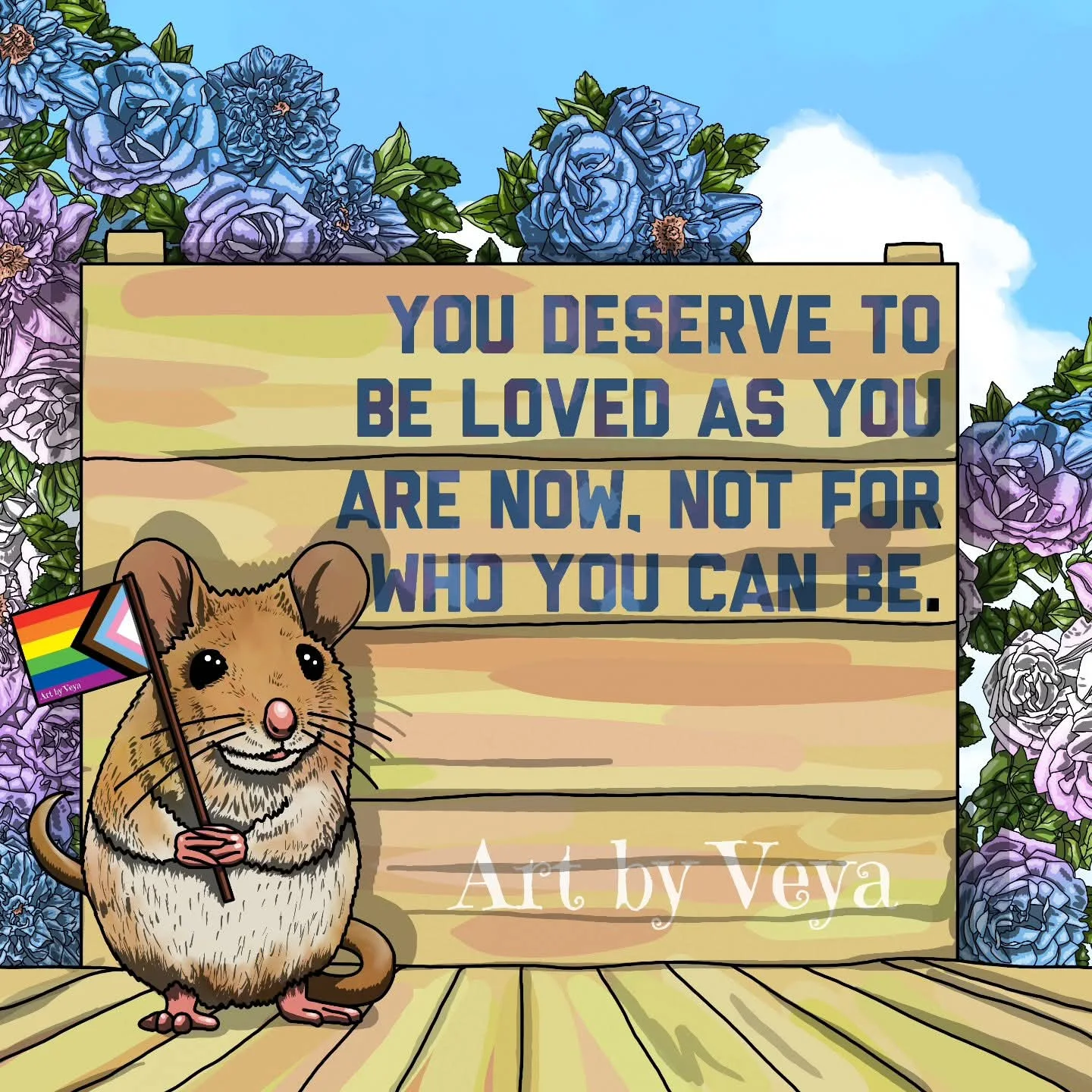 You deserve to be loved as you are now, not for who you can be