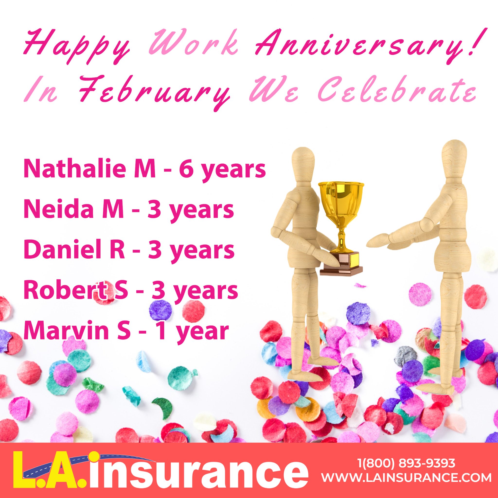 L.A. Insurance - Congratulations to our following #teammembers who are ...