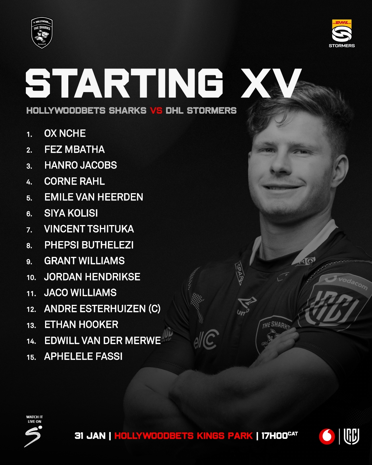 The Sharks - Your Hollywoodbets Sharks to take on the DHL... | Facebook