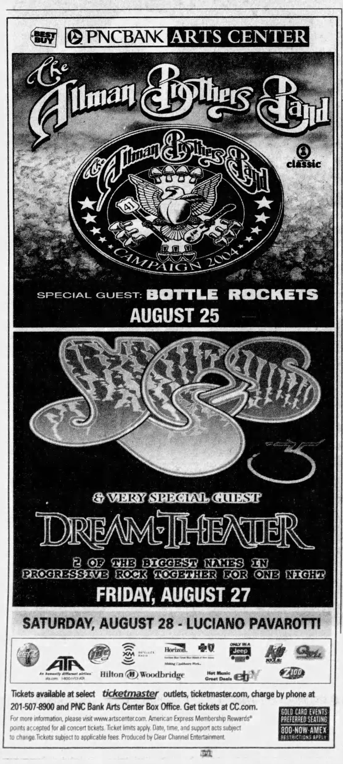 On this date in 2004: YES (official) and Dream Theater took the