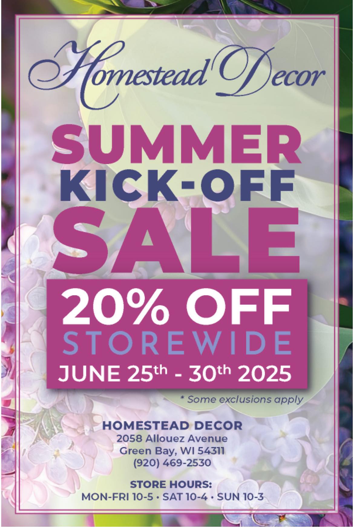 Homestead Decor | Green Bay WI