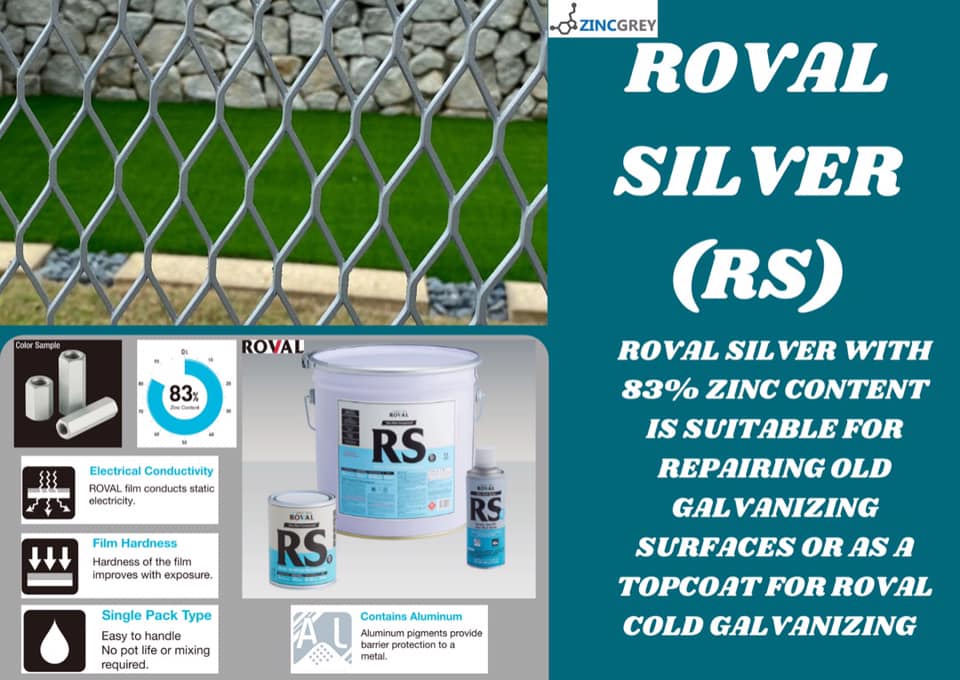 ROVAL silver zinc rich compound is... - Zincgrey Malaysia