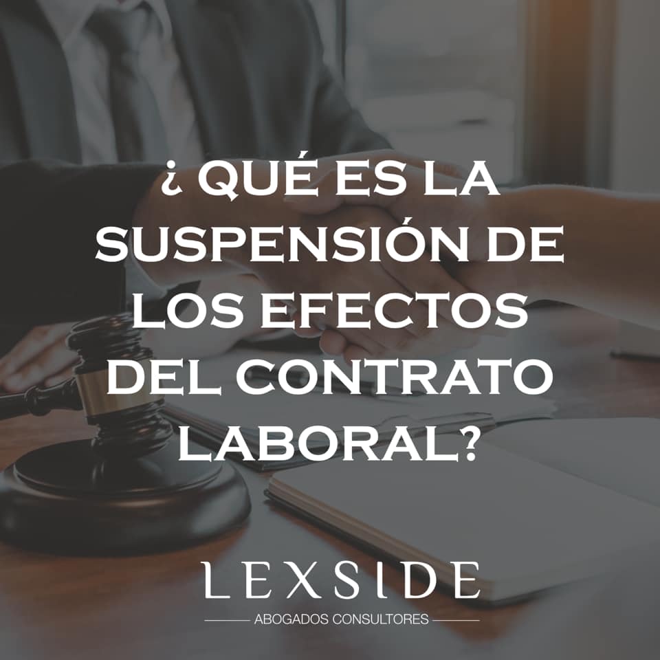 ¿Que es la suspensión de los contratos... - Lexside Abogados | Facebook
