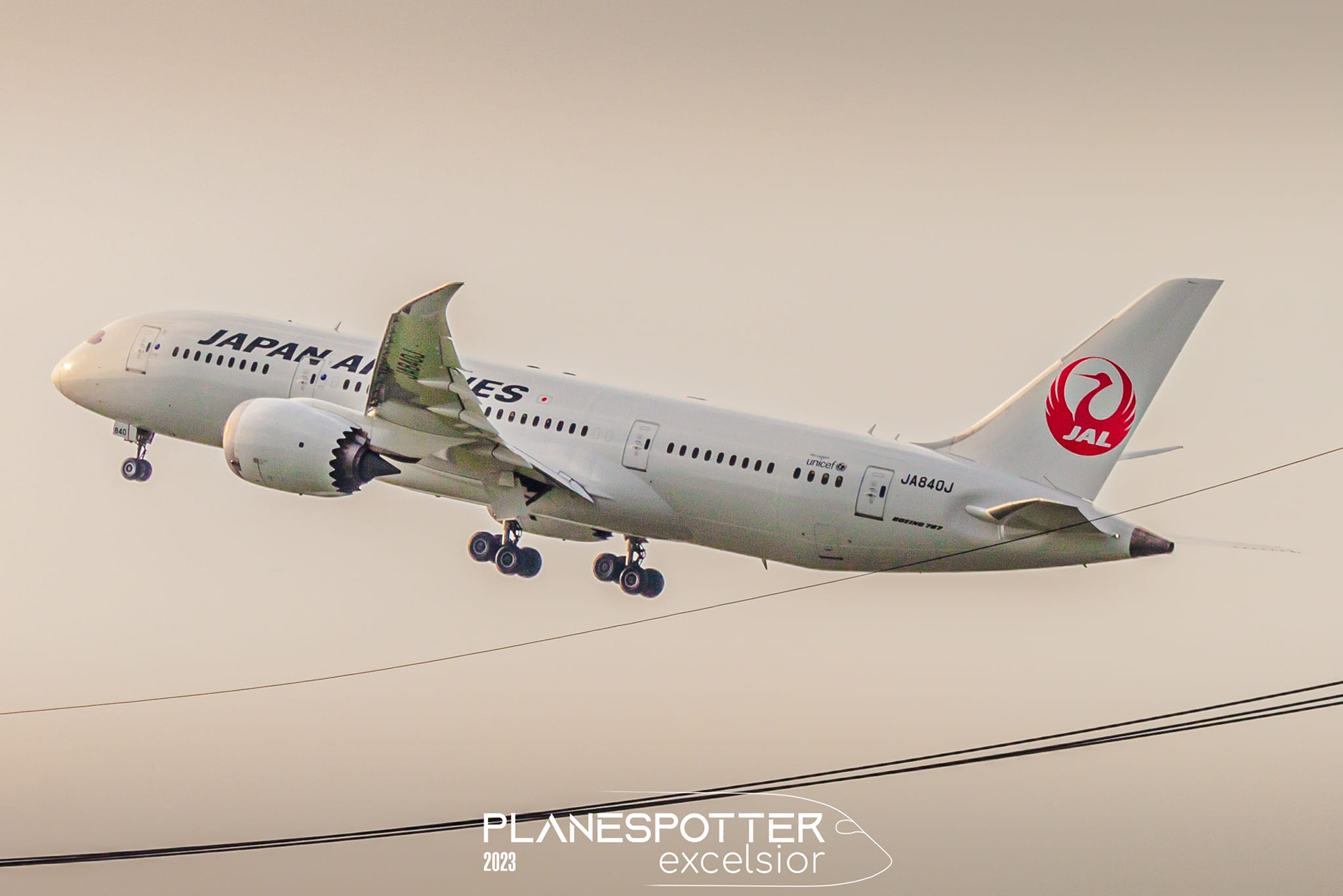 Zipair Boeing 787 dreamliner in flight | Tokyo