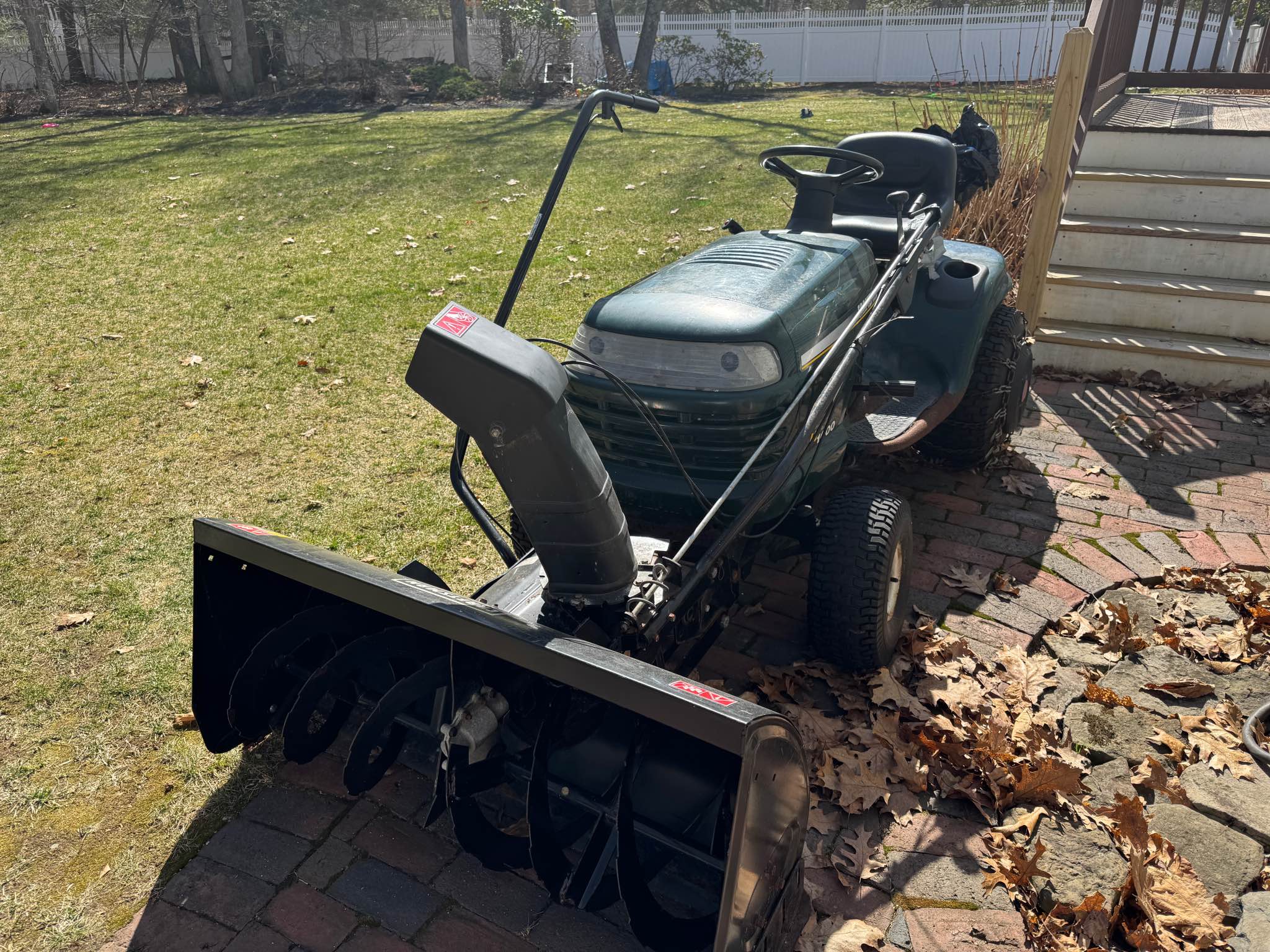 Craftsman LT1000 21 HP tractor - Snow Blowers - Greenland, New ...