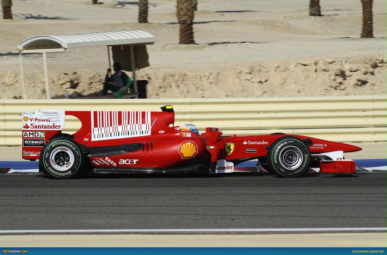 2010 - Ferrari F10 2.4 litre V8 Fernando Alonso (GP Bahrain '10) 1