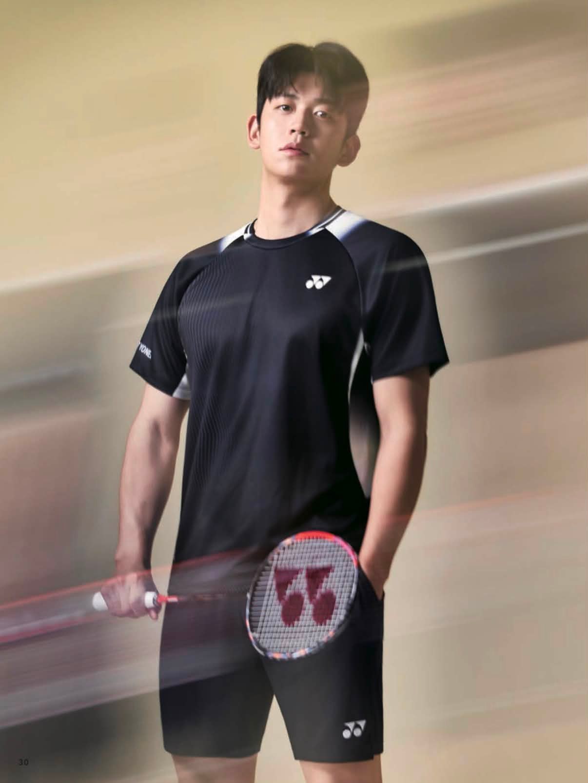Yonex Korea ชุดแข่งนักแบดเกาหลีฝั่งนักแบดชาย Seo Seung Jae / Kim