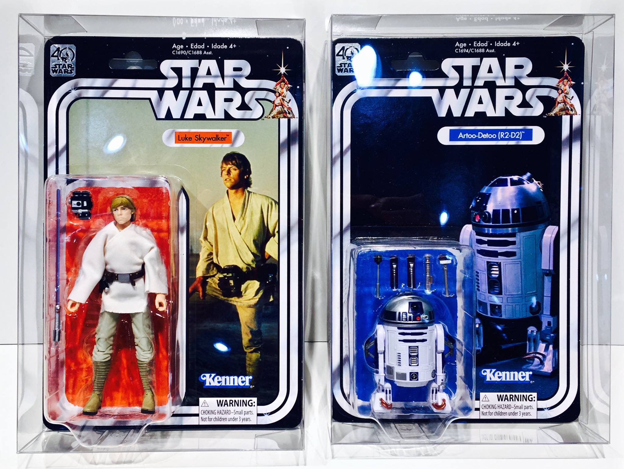 4 Star Wars 40th Anniversary Figure Box Protectors - For Most (Not All) Carded Figures 4 thumbnail image