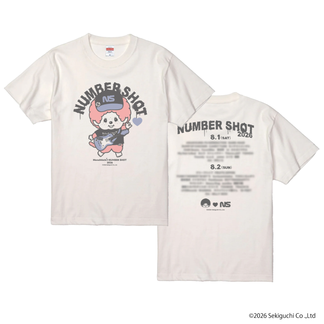 NUMBER SHOT2026 グッズ紹介①👕／ ロックな装いがかわいいモンチッチ