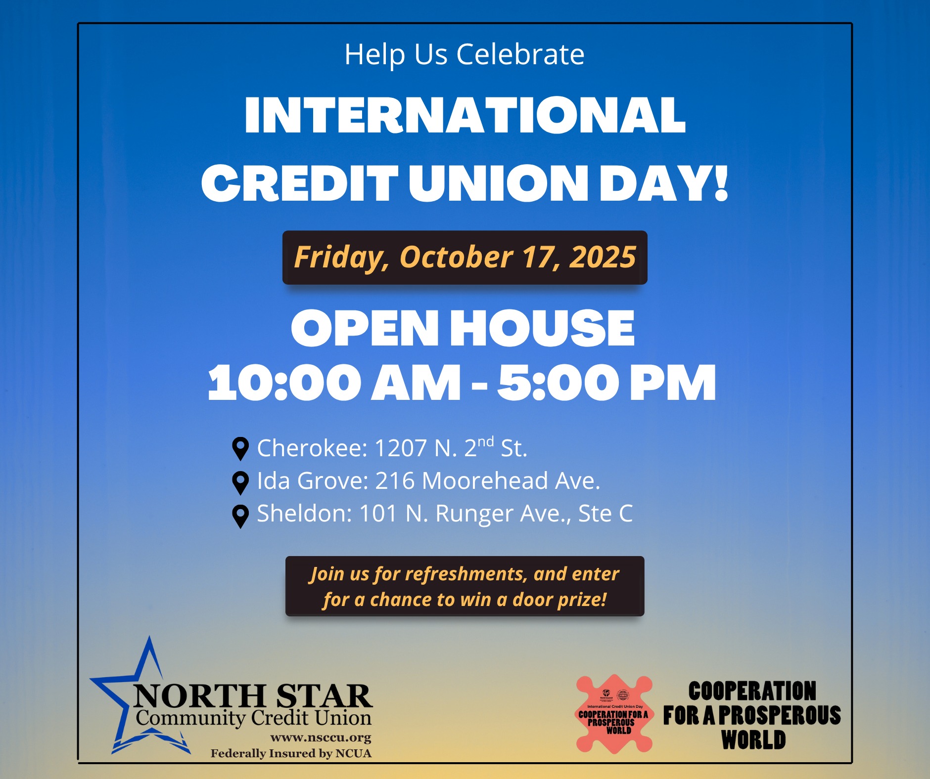 🎉 Mark your calendar!... - North Star Community Credit Union | Facebook