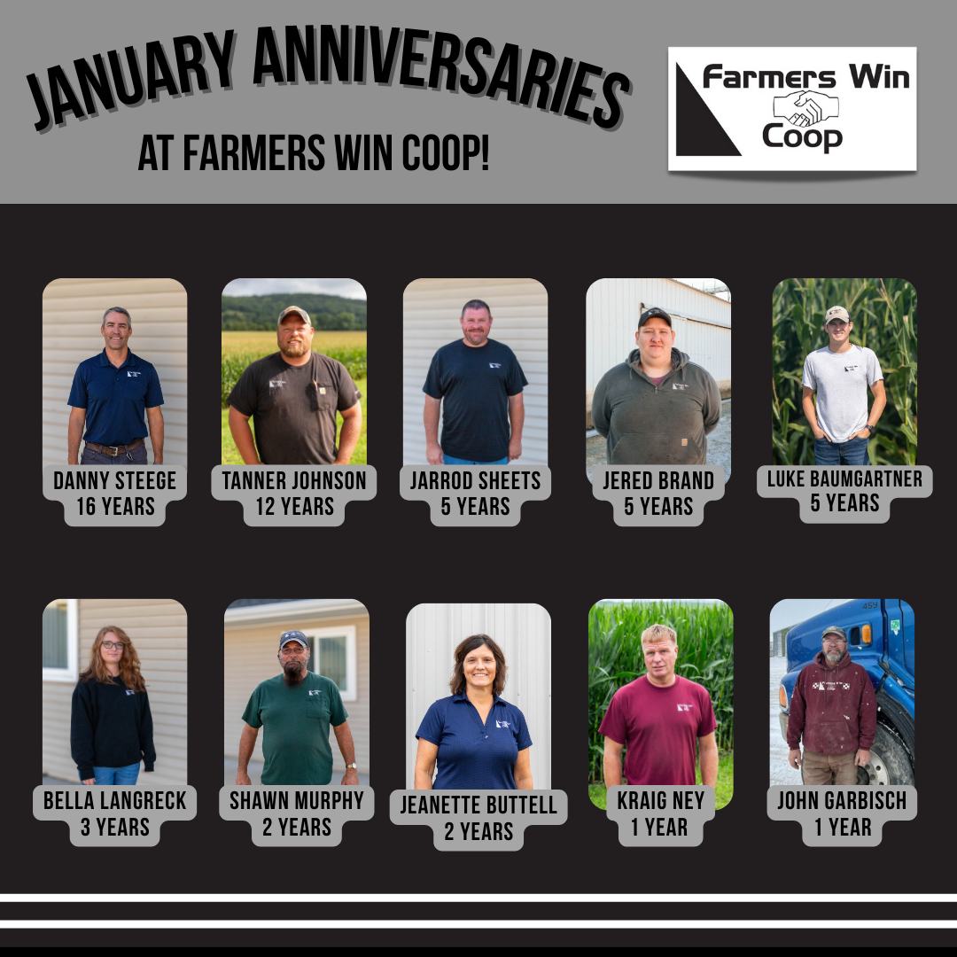 Farmers - Help us celebrate our January work anniversaries at Farmers ...