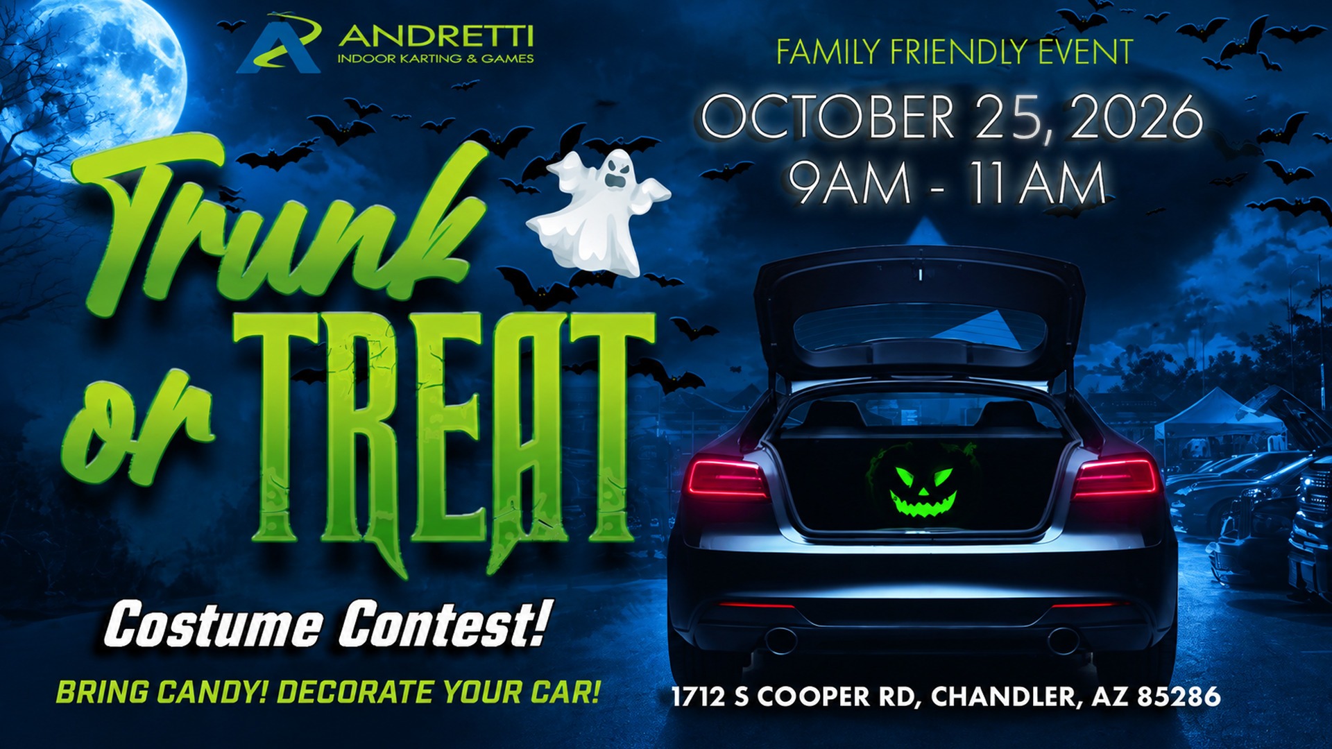 Trunk or Treat at Andretti Indoor Karting & Games Chandler