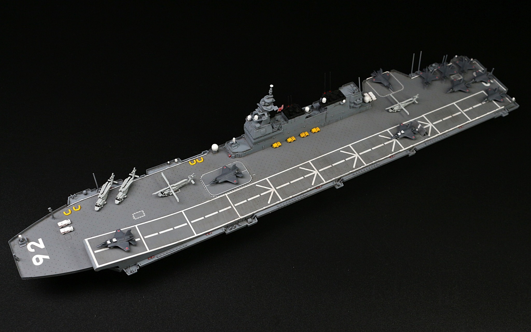 This is my new CVL Ibuki of the IJN. The original ship was never