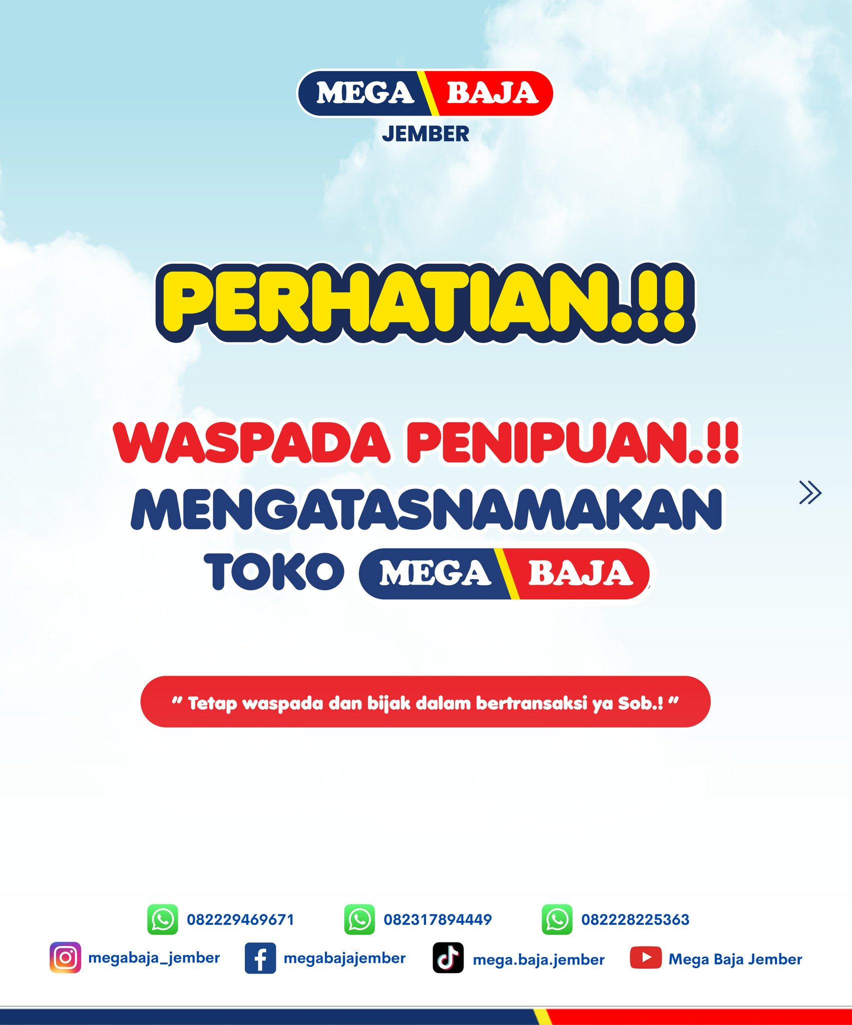 Mega Baja Jember added a new photo. - Mega Baja Jember