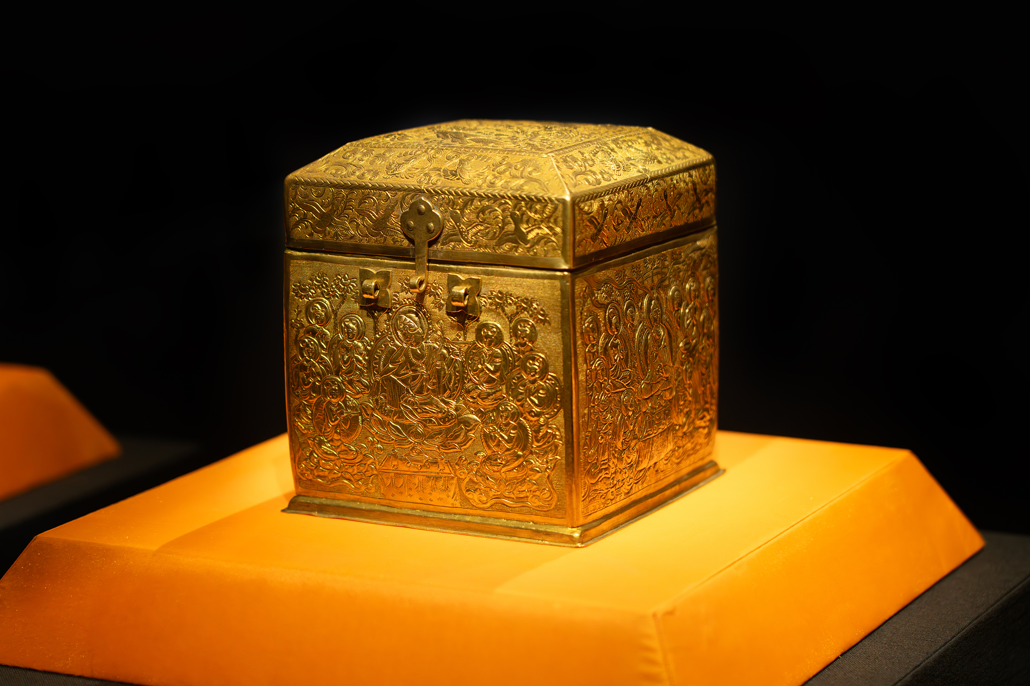 These Tang Dynasty (618-907) nested reliquary caskets are a set of