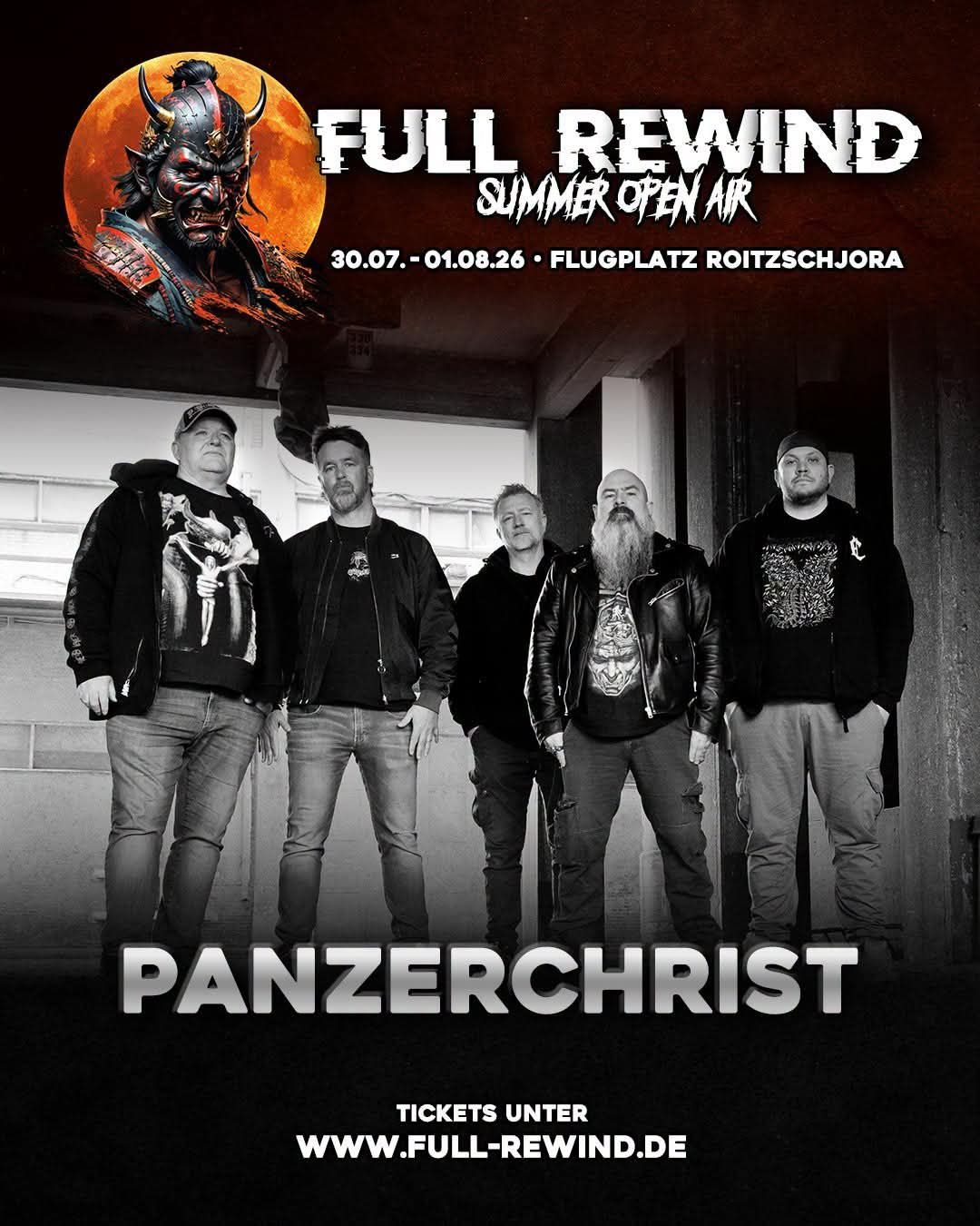 panzerchrist lineup 2026 Rasmus Normand guitar Tommy Christensen