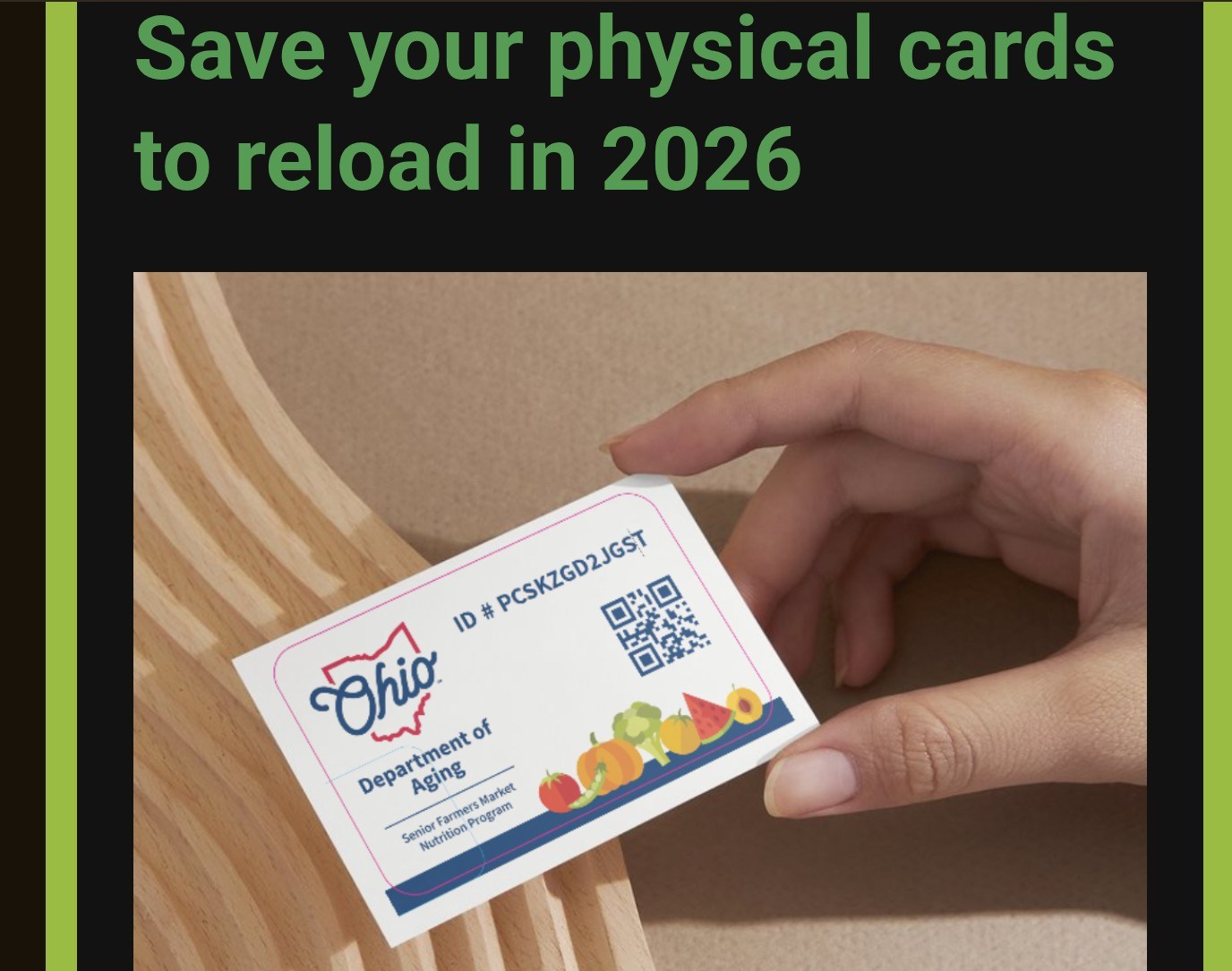 News - Don't Discard the Card Save your physical cards to reload in ...