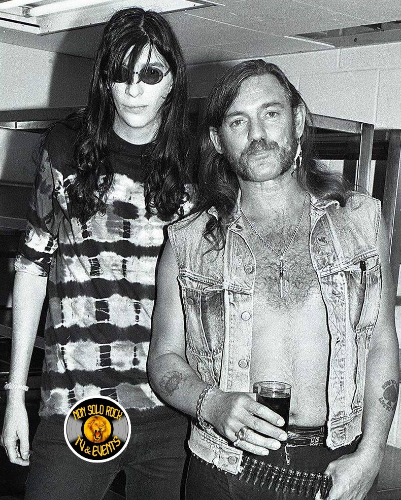 Joey Ramone & Lemmy Kilmister Motörhead (1999) #JoeyRamone