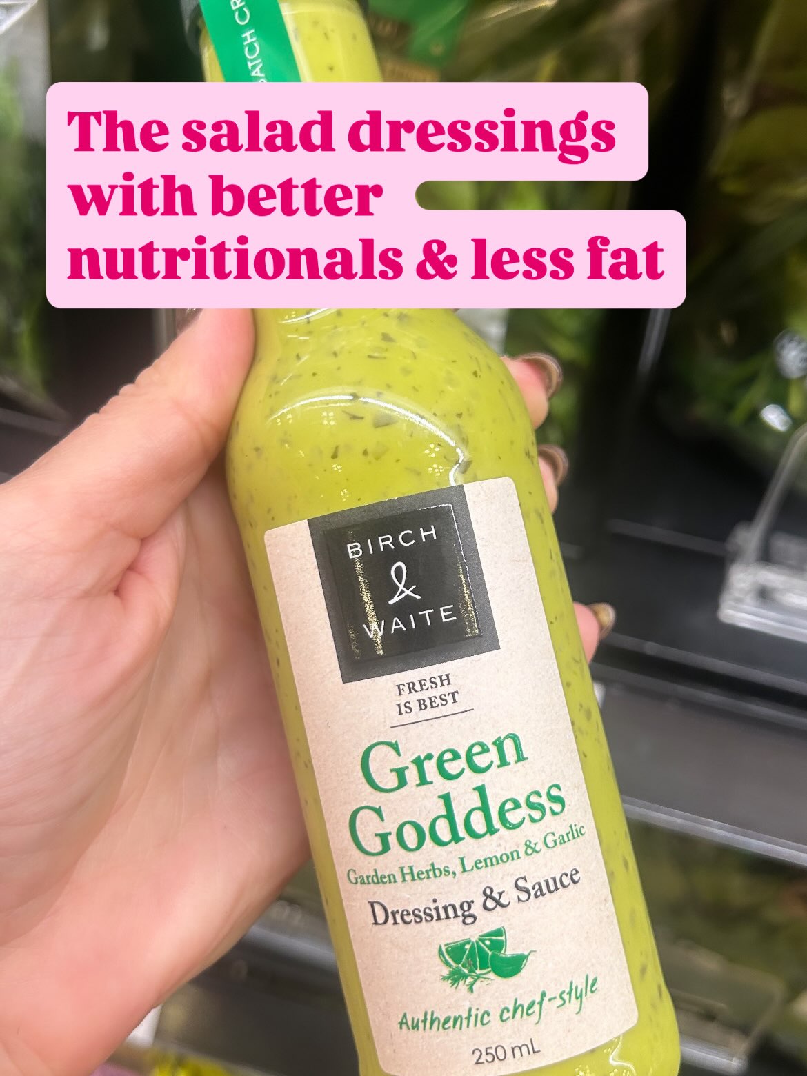 Healthier salad dressing options with less fat