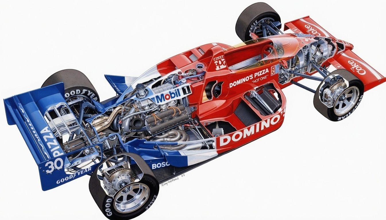 Jo  Some Indycar porn 1988 CART Dominos Pizza March Cosworth 88C