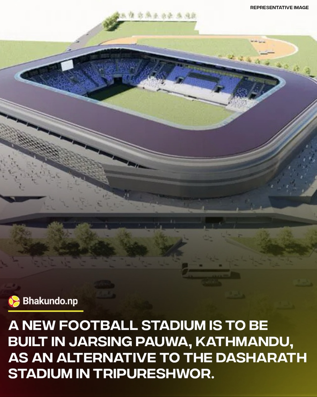 Bhakundo.np - A football stadium is to be built in jarsing pauwa ...