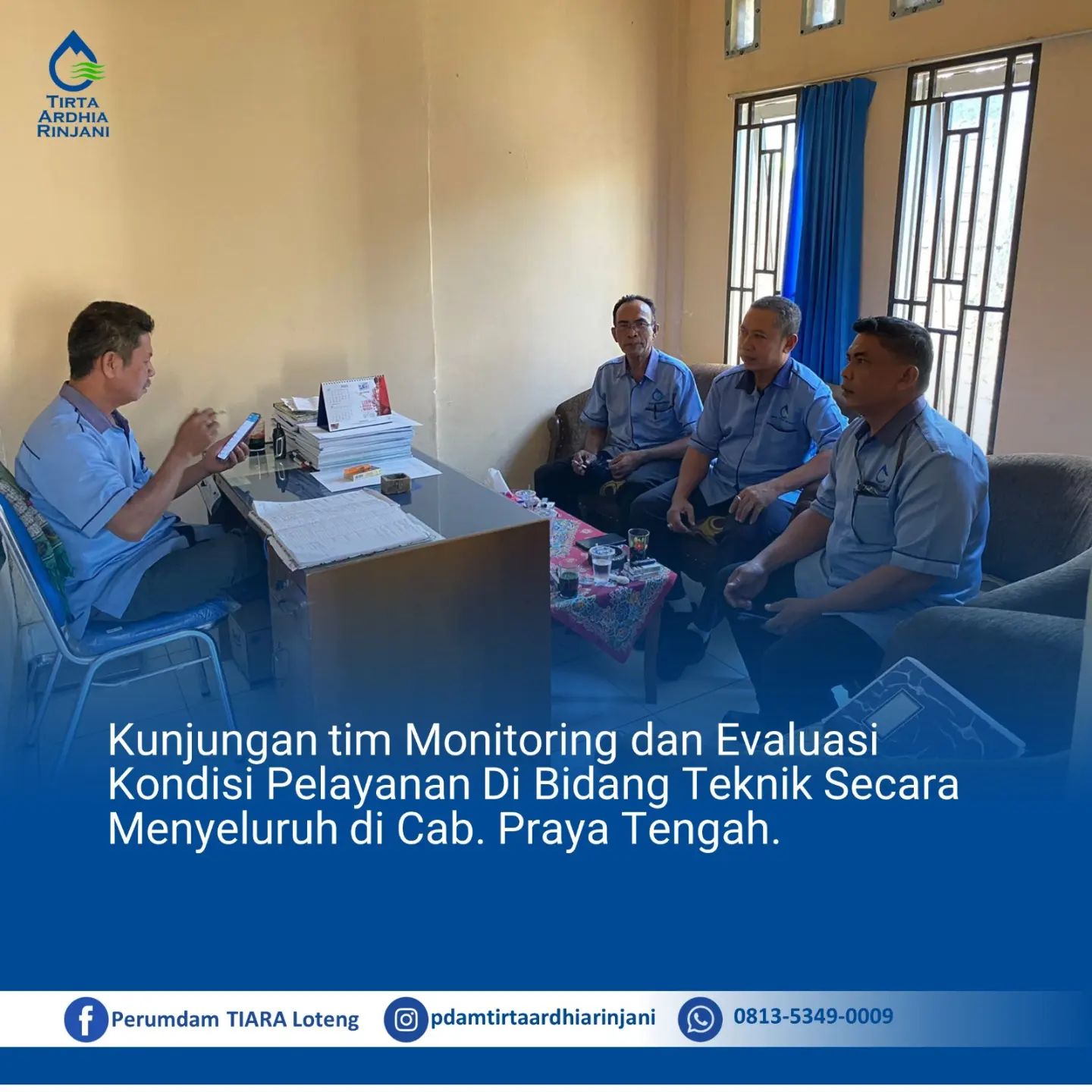 Kunjungan Tim Monitoring dan... - Perumdam TIARA Loteng