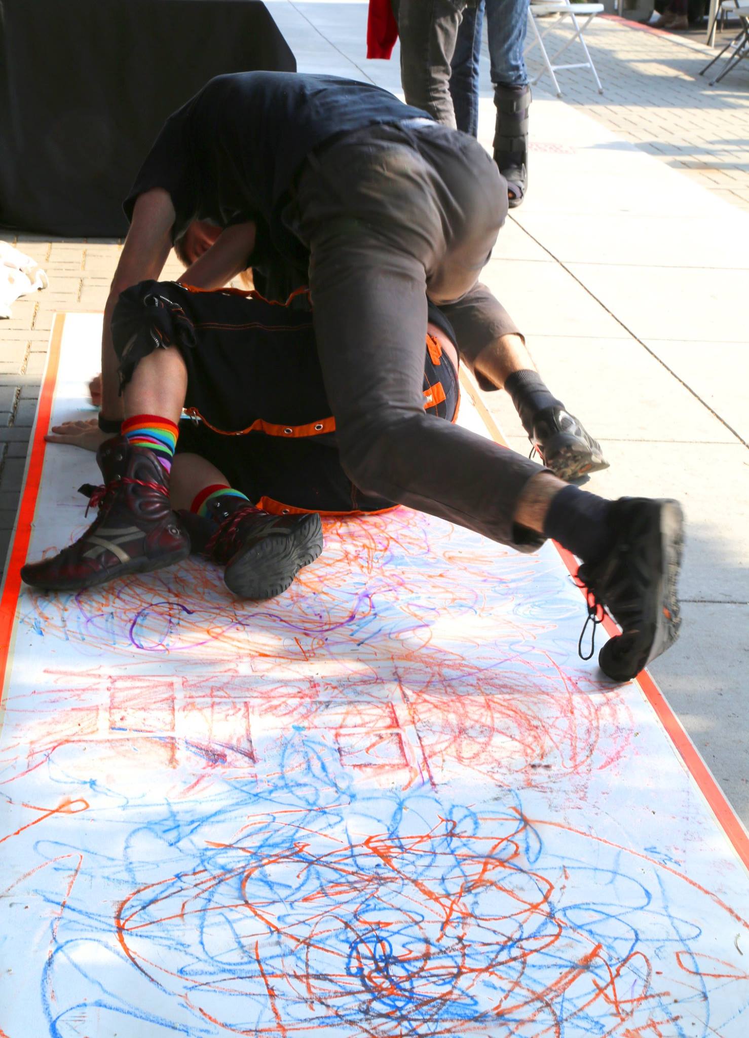 Collaborative Combative Drawing