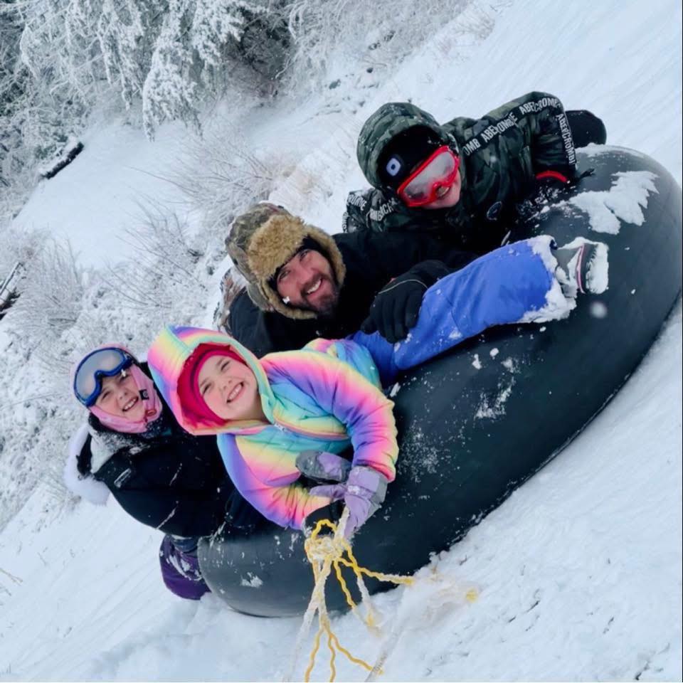 My dad always came home with a tube for us during big snowstorms