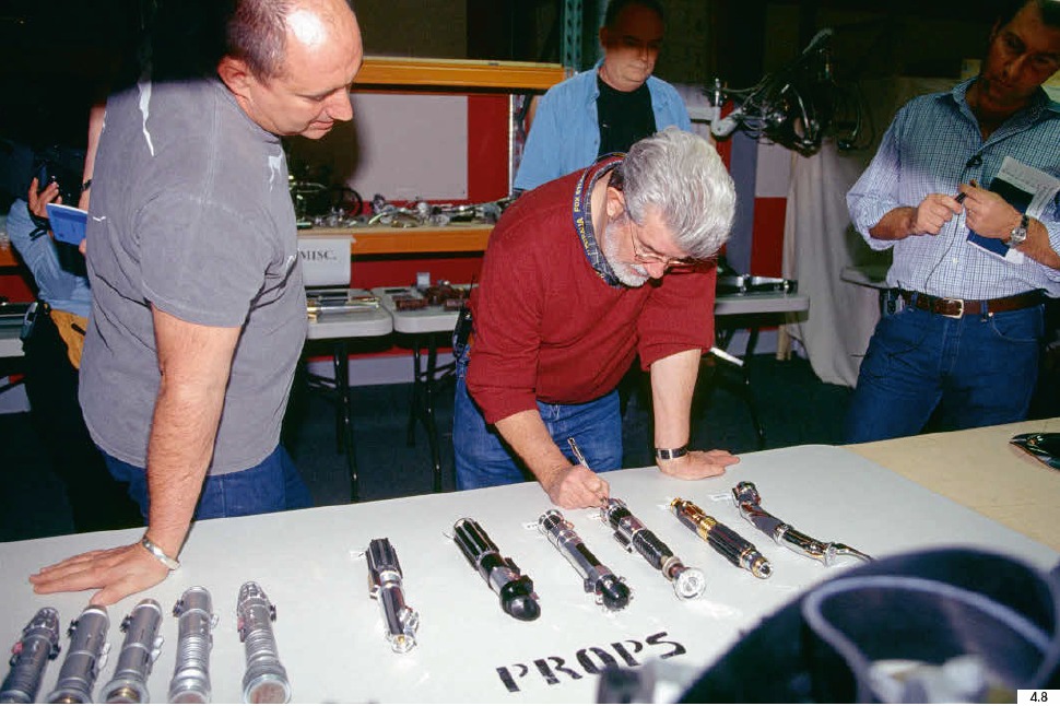 Paul - Star Wars: Revenge of the Sith: George Lucas (center), working ...