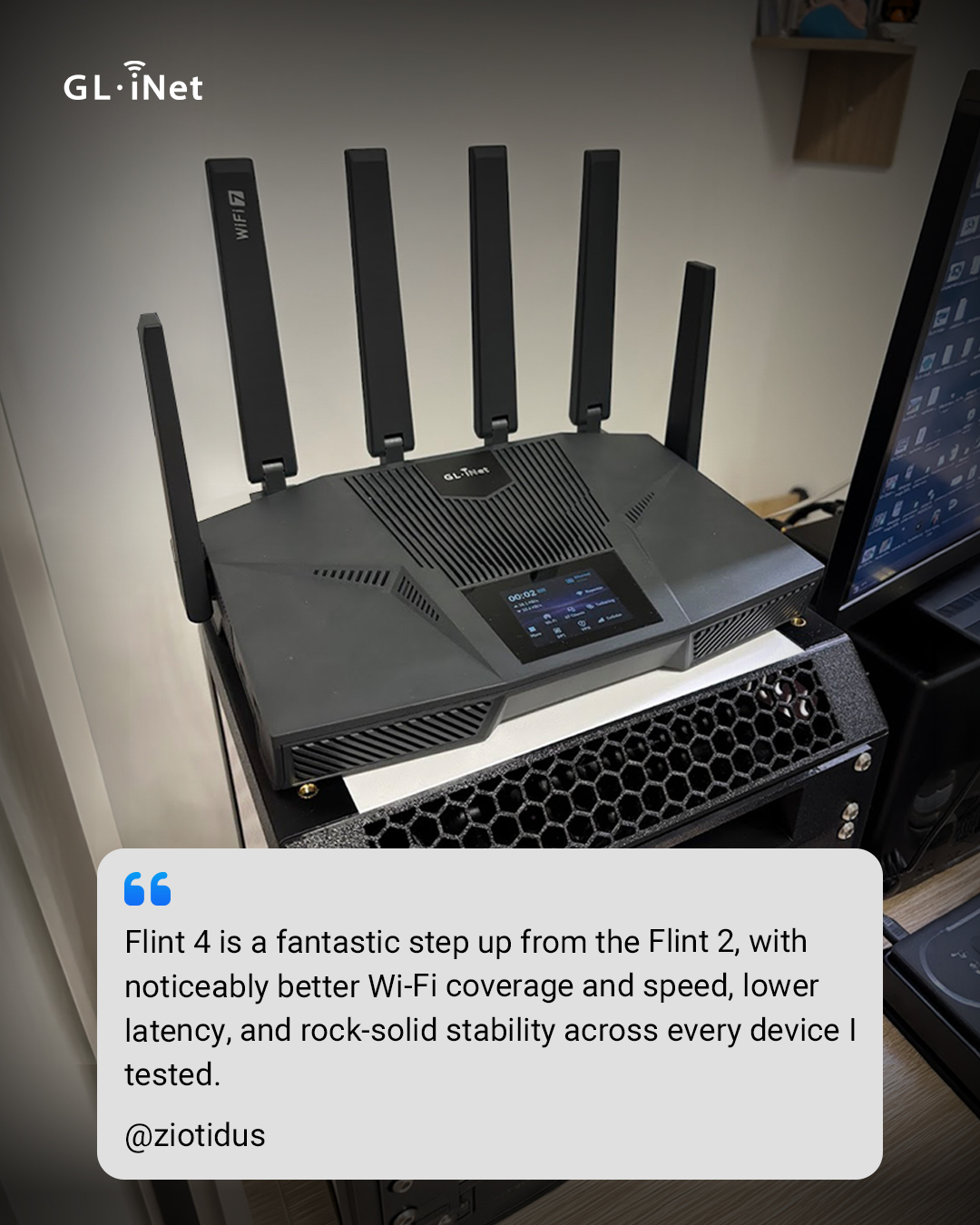 GL.iNet - 【GL-AX1800(Flint)レビュー｜VPN対応Wi-Fi6ホームルーター