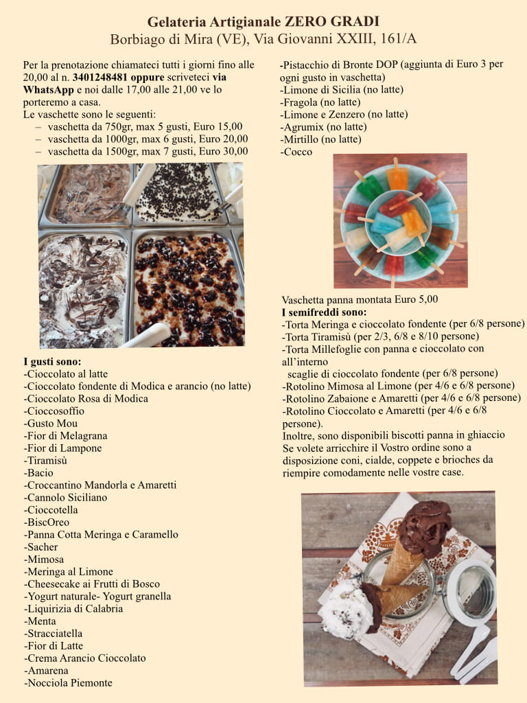 E' sempre ATTIVA la... - Gelateria Artigianale ZERO GRADI | Facebook