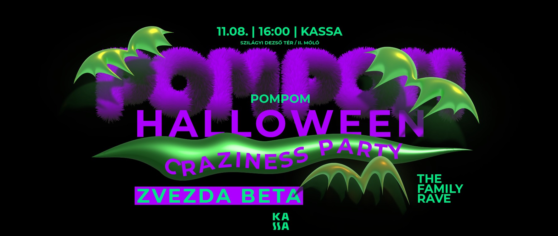 PomPom Halloween Craziness Party