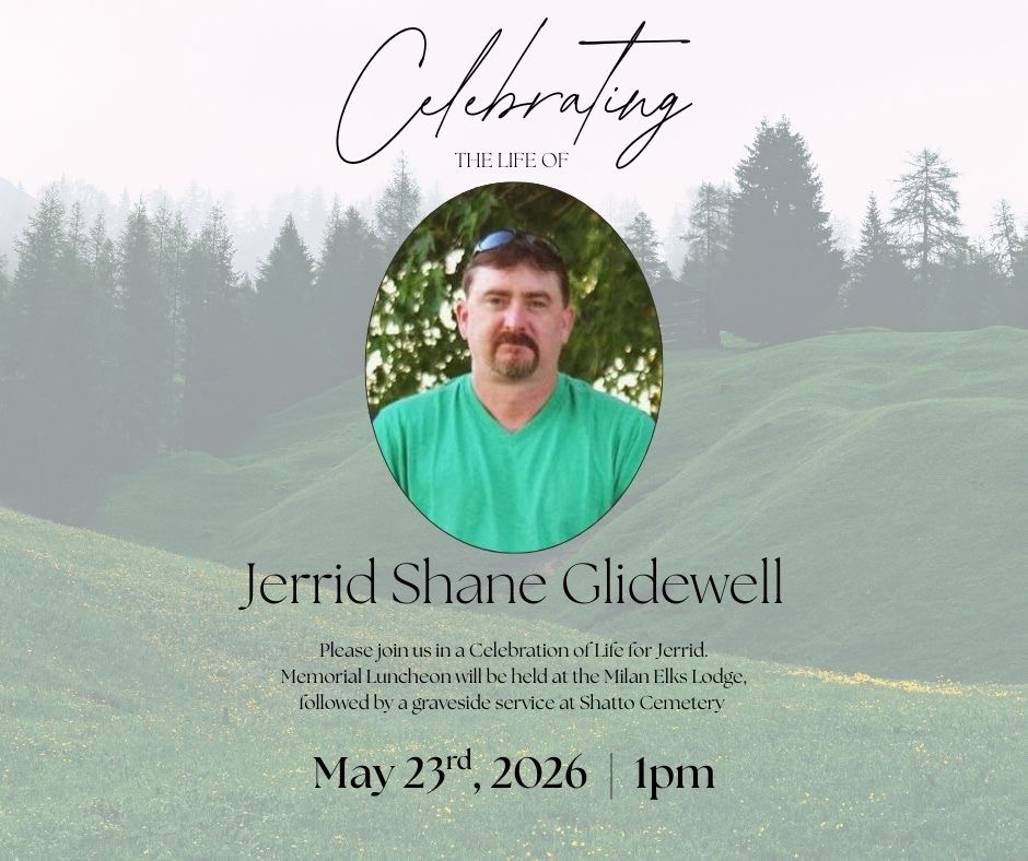 Celebration of Life: Jerrid Shane Glidewell