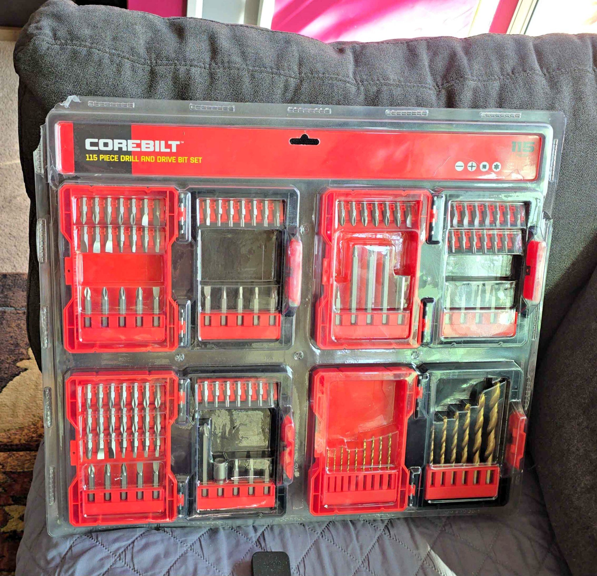 COREBILT 115 Piece Drill and Drive Bit Set - Drills | Facebook ...