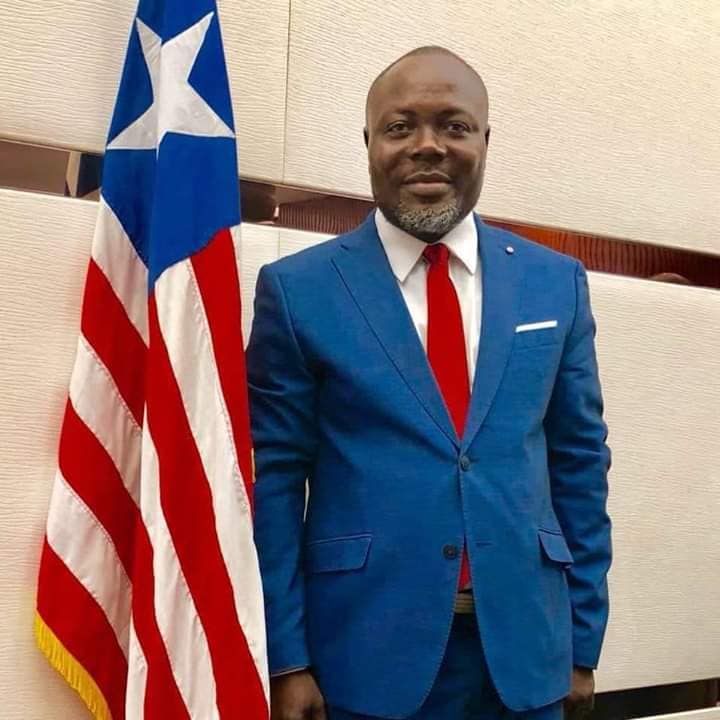 Shine Liberia - Sen. Kailay of Grand Bassa County labels...