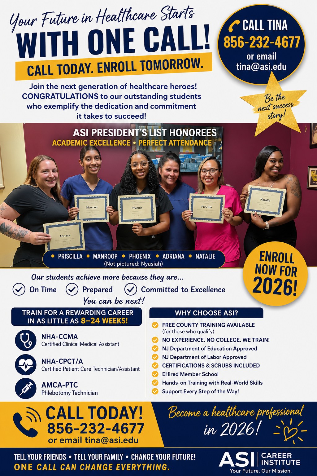 ASI Career Institute | Turnersville NJ