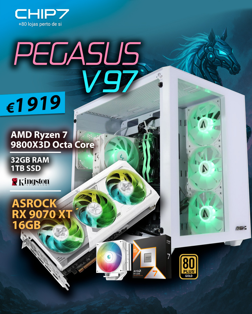 CHIP7 - COMPUTADOR GAMING - AMD Ryzen 7 9800X3D / AMD RX 9070 XT 16GB ...