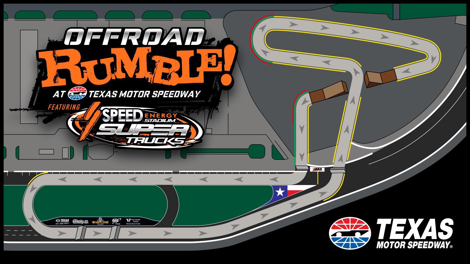 The track layout for Texas Motor... - Stadium Super Trucks | Facebook