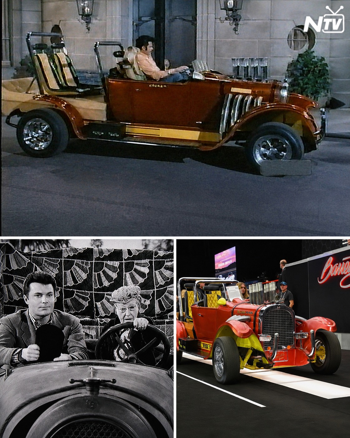 Granny's moonshine fueled jalopy beats Jethro's hot rod