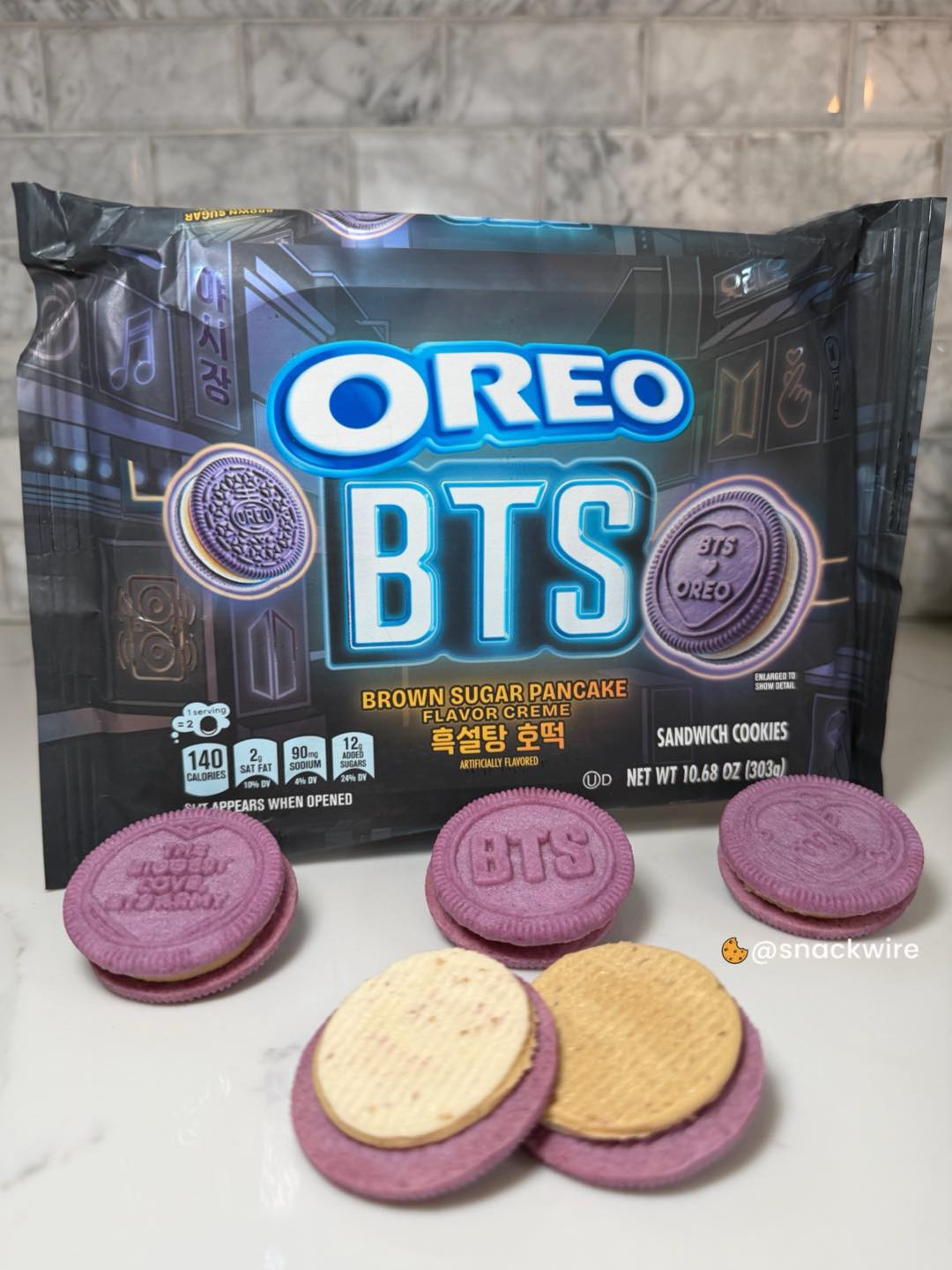 OREO sent a gift box over with their new BTS cookies! I've already
