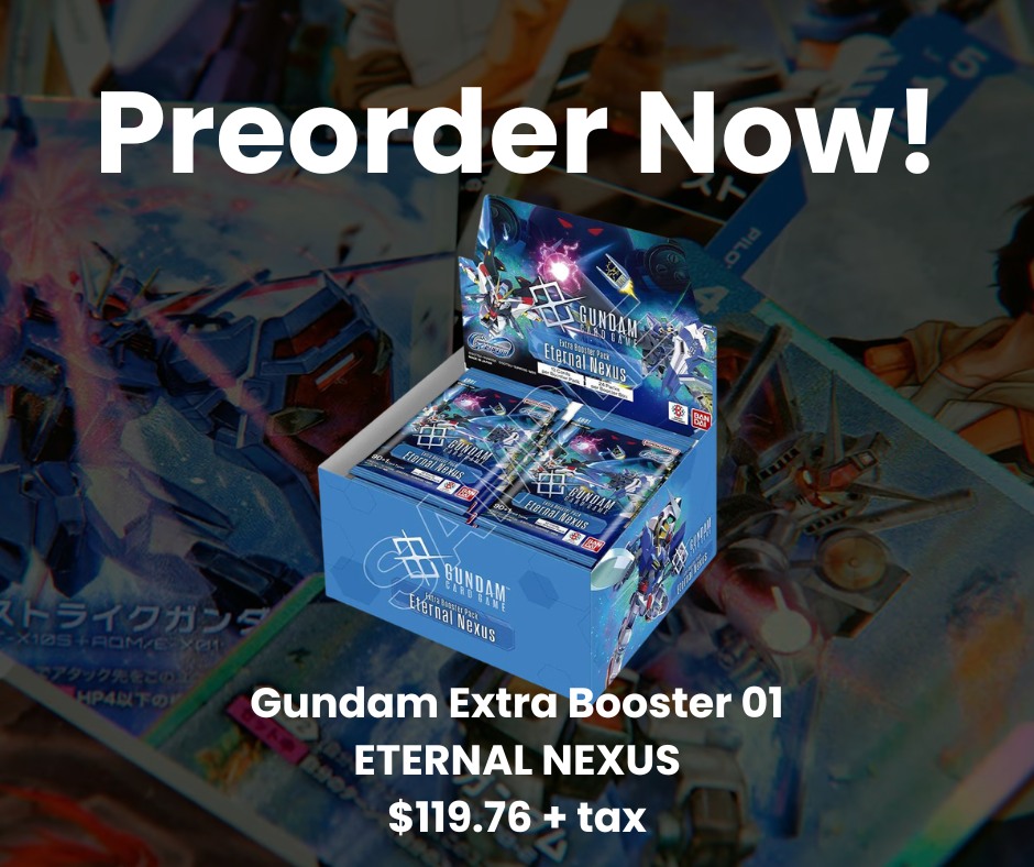 gundam booster box preorder Mobile Suit Gundam Card Game This exciting release brings back five iconic series Gundam Extra Booster 01 Eternal