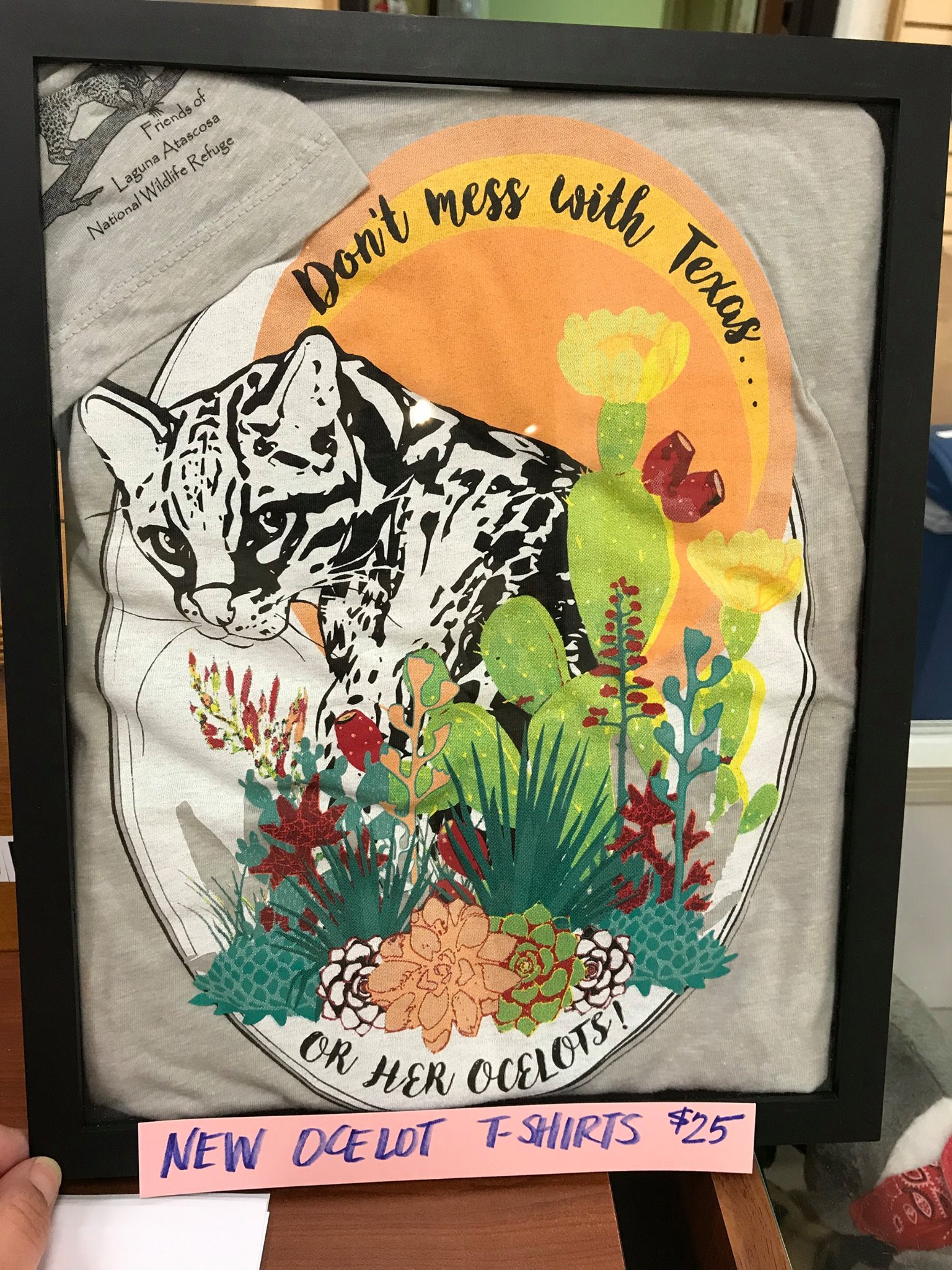 Ocelot Pride is with it's new owner - a little packaging art.