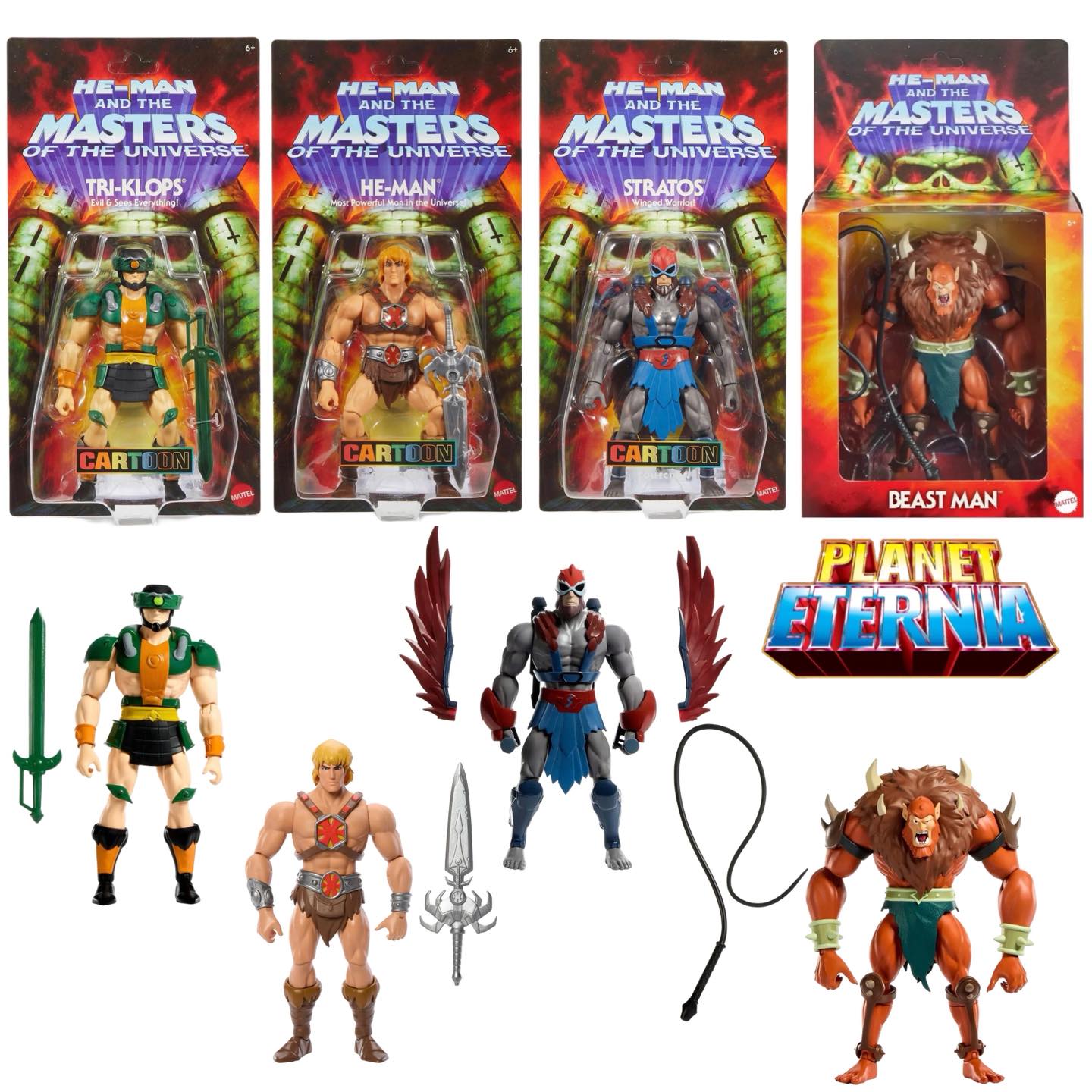 PlanetEternia - Die komplette erste Wave der 200X-Cartoon Collection um ...