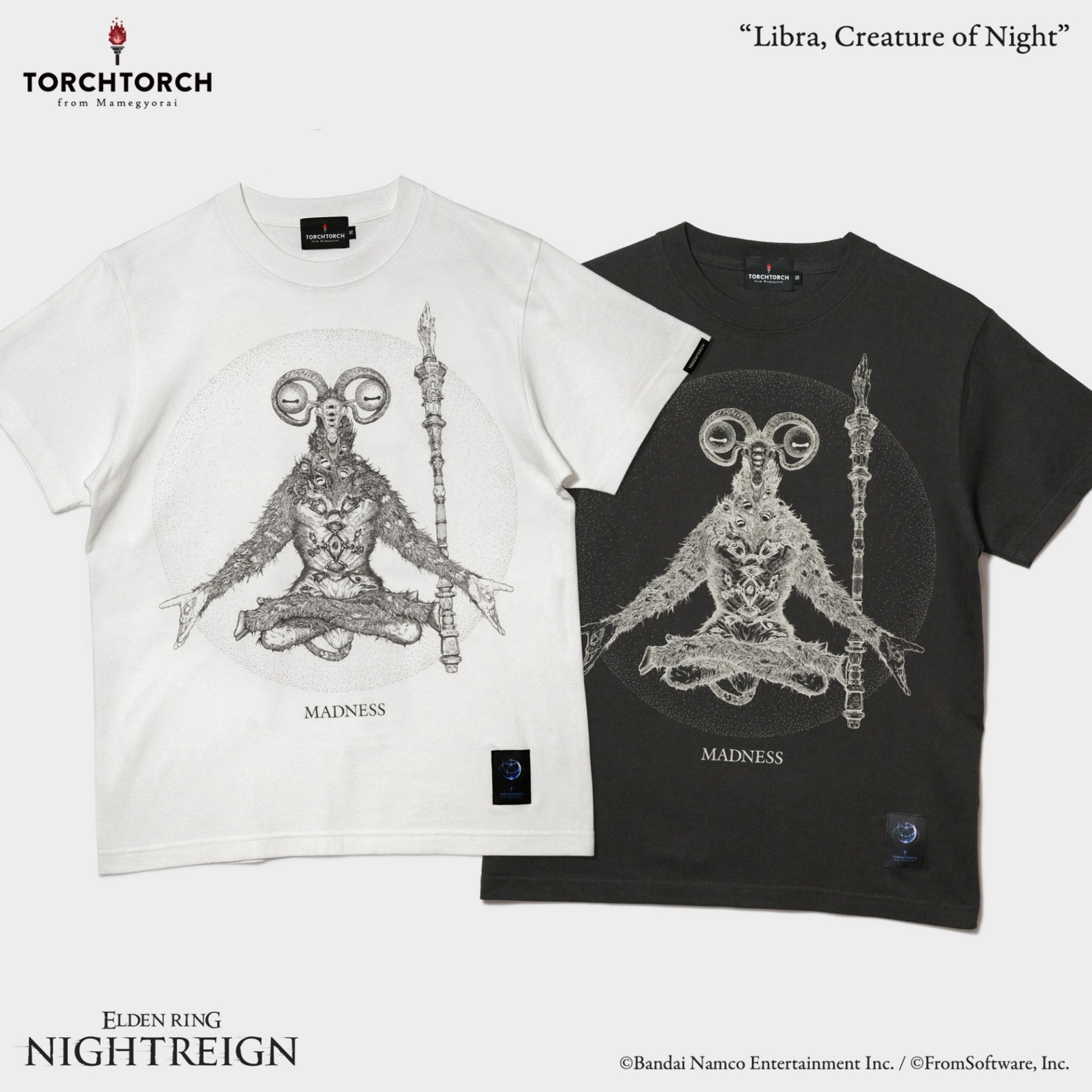エルデンリング ナイトレイン』「レディ」と「リブラ」の新作Tシャツが